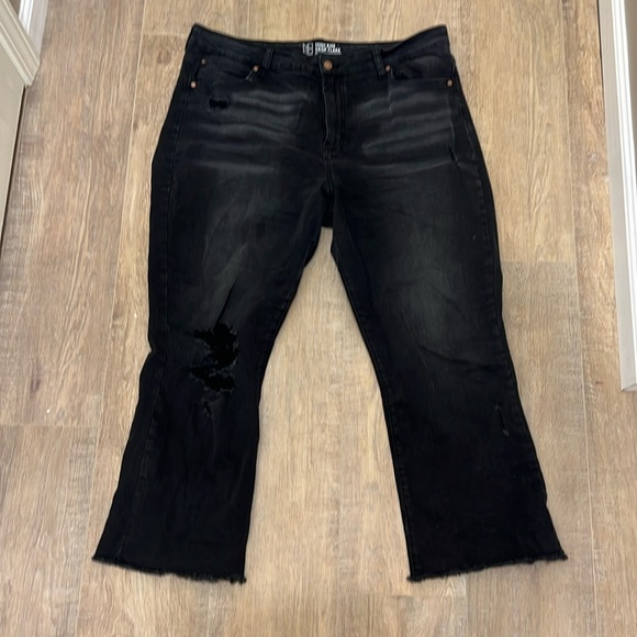 Denim - High rise flare jeans